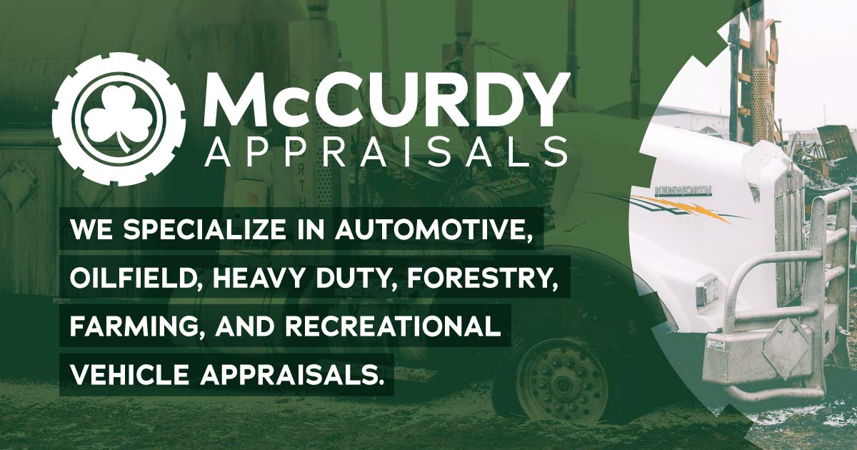 Contact McCurdy Appraisals Ltd. Vehicle & Equipment Insurance